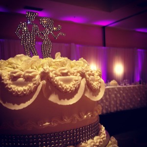 Five tier cake